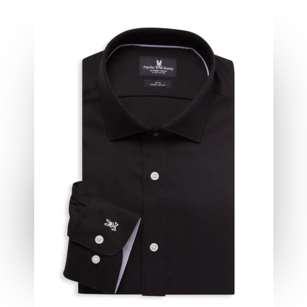 Psycho Bunny non iron slim fit shirt